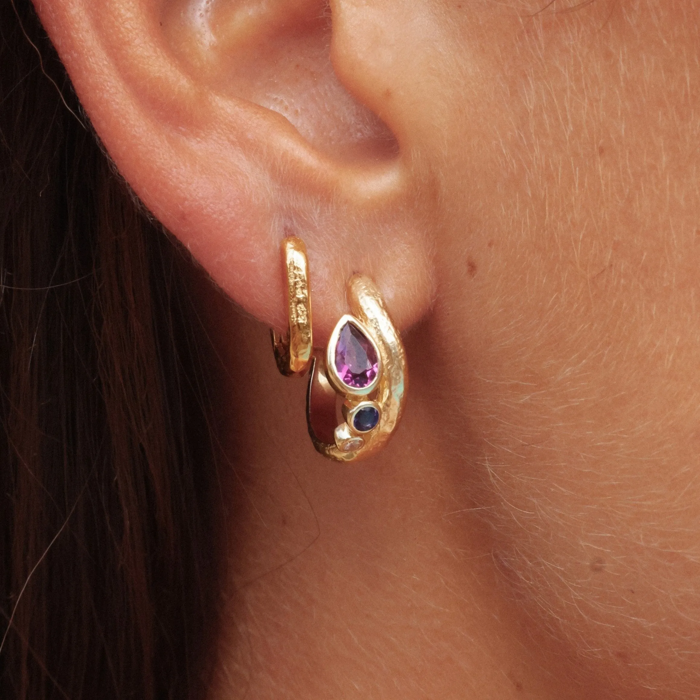 Sorrento Gold Hoops