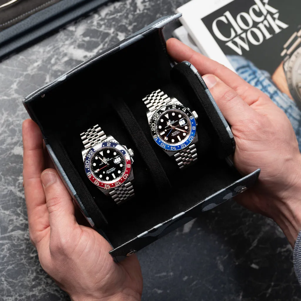 Stealth Camo Watch Roll – Two Watches