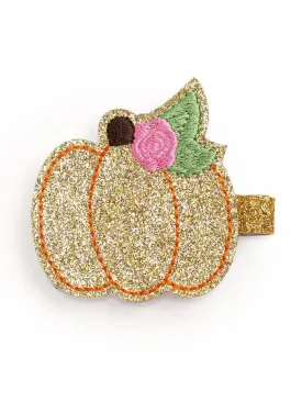 Sweet Wink Pumpkin Rose Clip