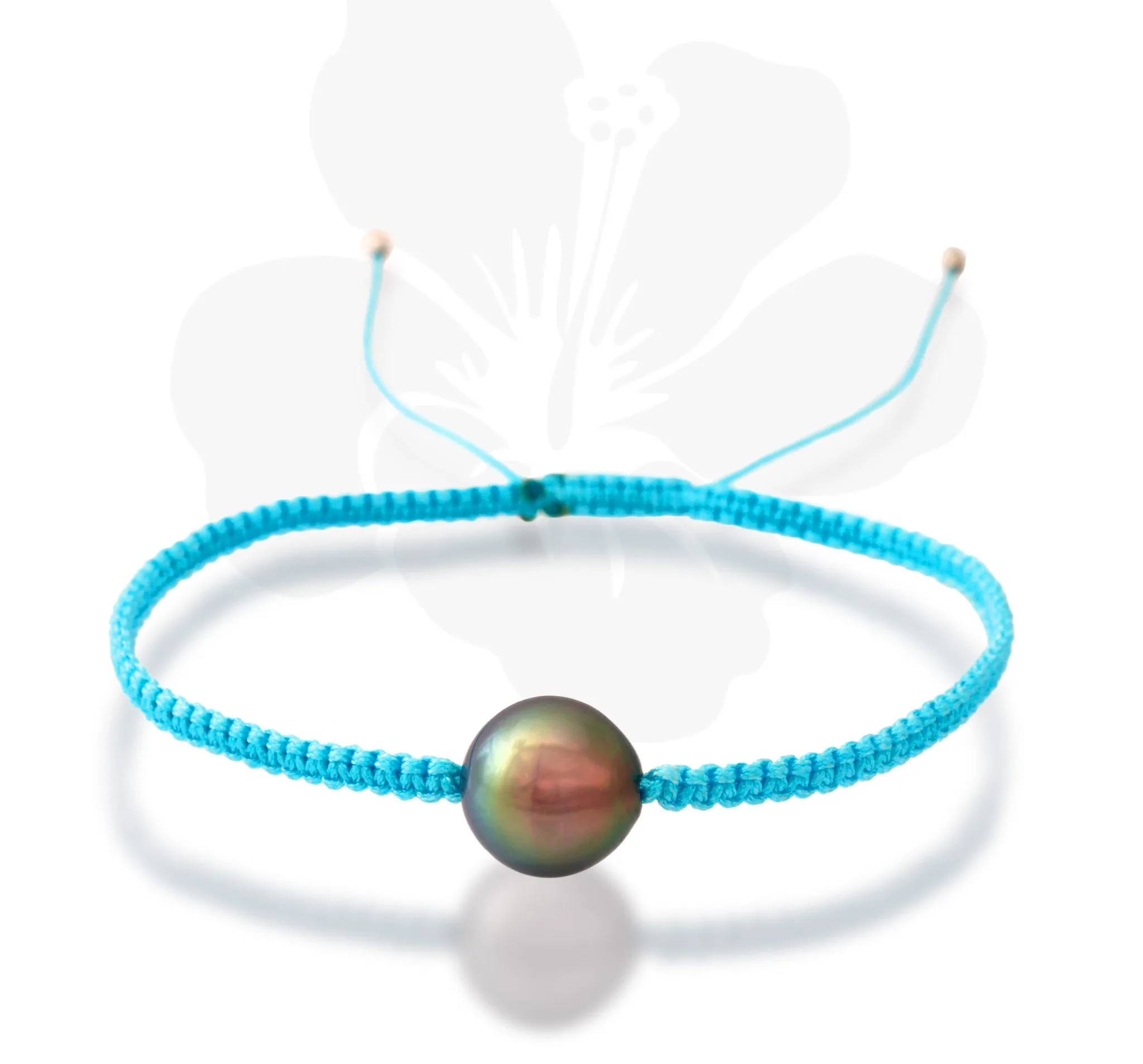 Tahitian pearl bracelet - Aloha! - BROMPE00199