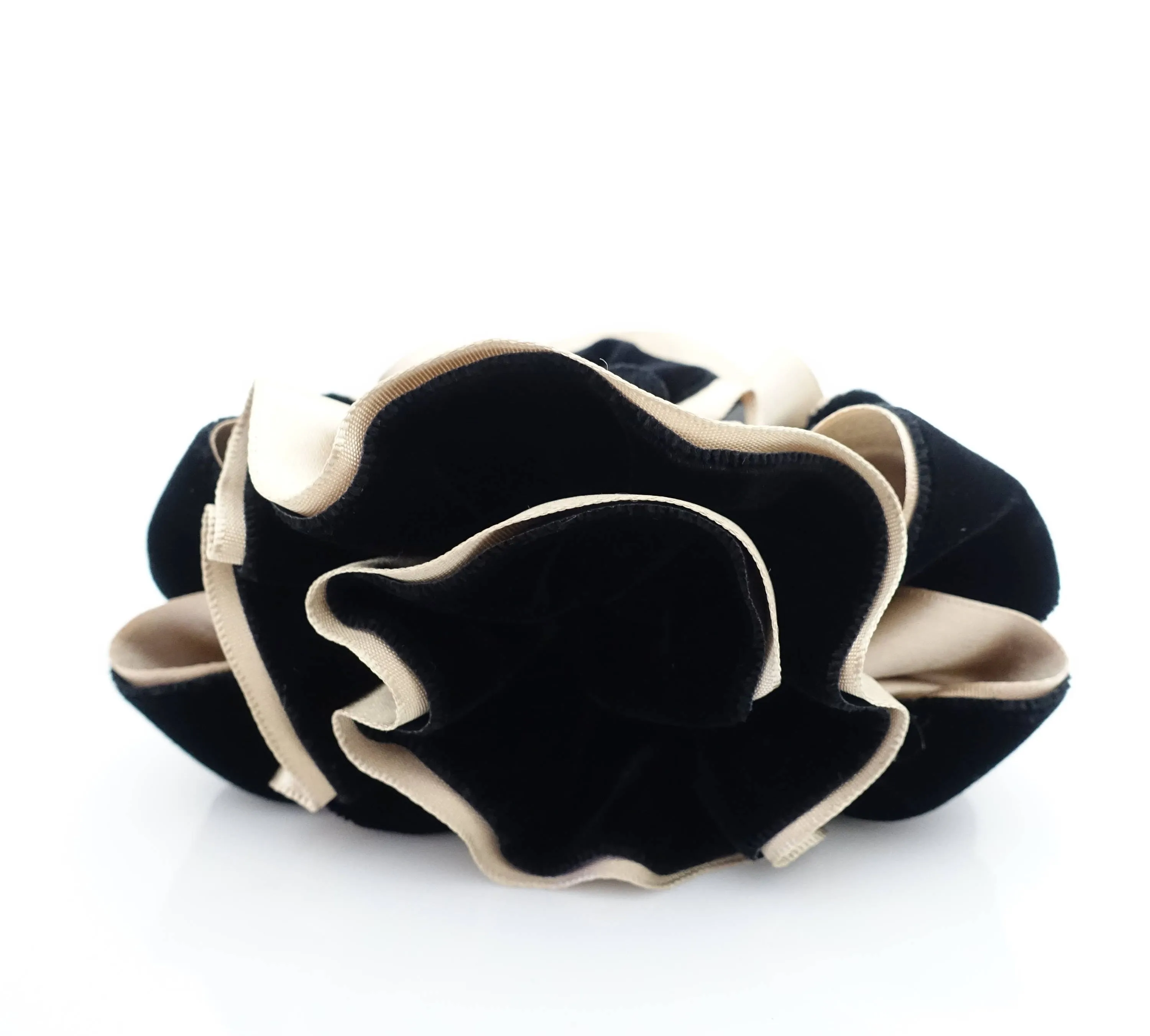 velvet flower hair claw, velvet bow hair clamp, handmade hair accessory for women