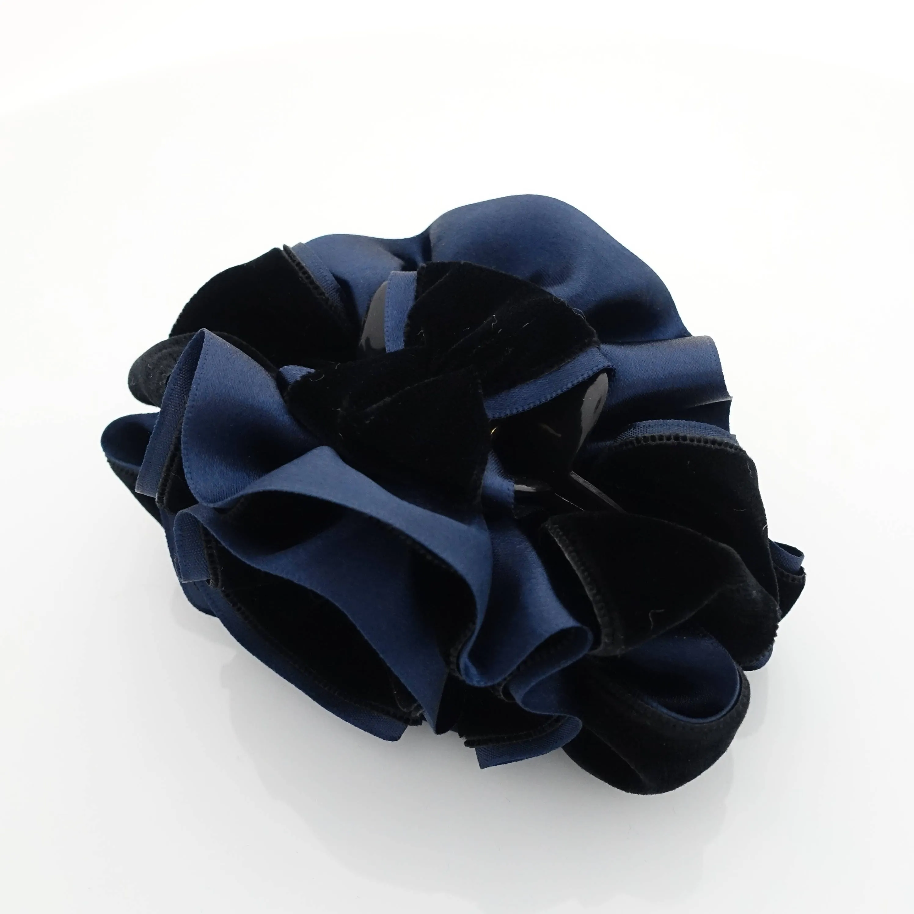 velvet flower hair claw, velvet bow hair clamp, handmade hair accessory for women