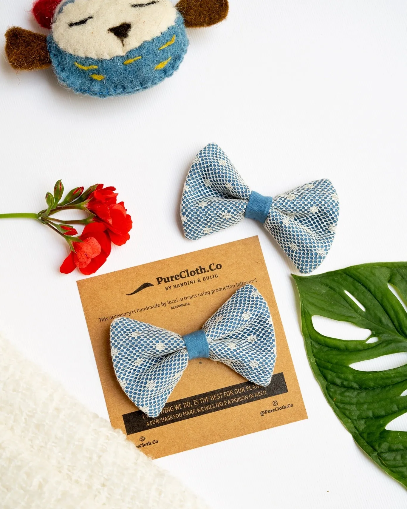 Vintage Lace Bows | Hair Clips | Infant and Kids