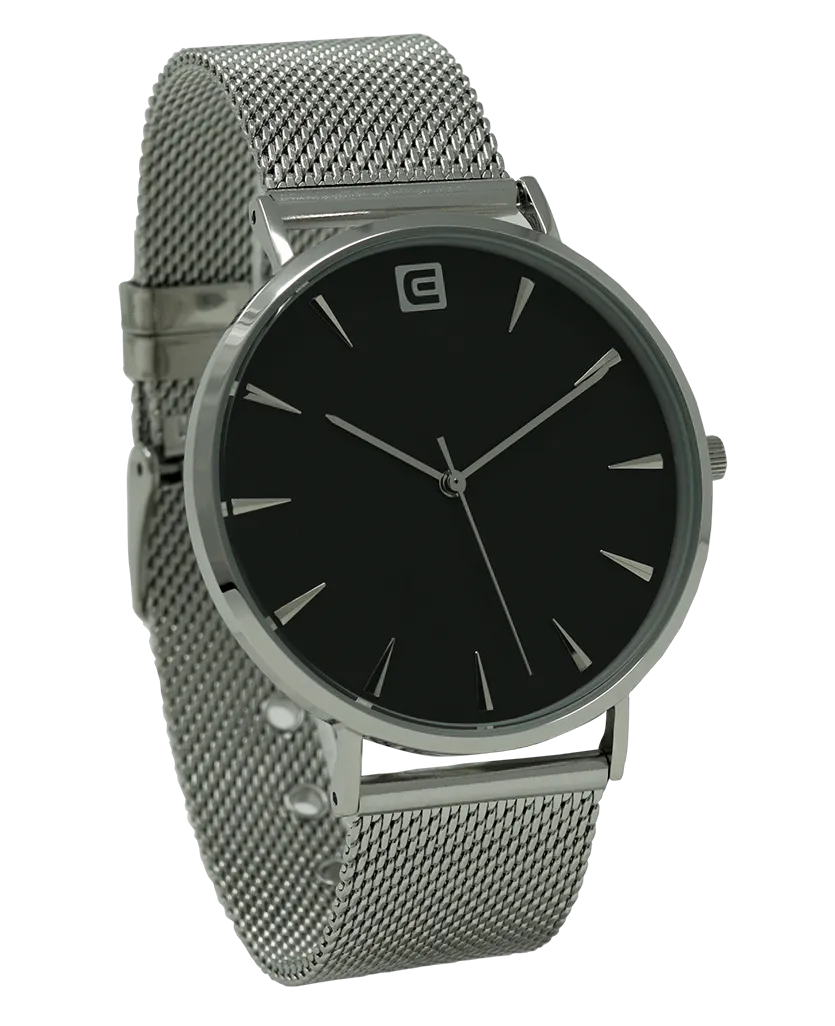 Voyager (Silver/Black) Watch