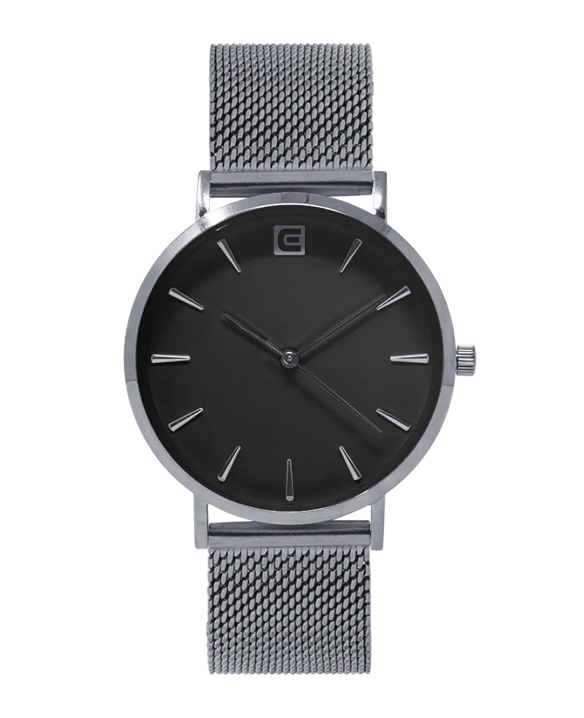 Voyager (Silver/Black) Watch